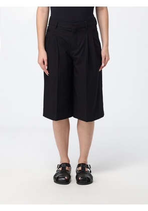 AMI PARIS Knee-Length Cotton Blend Shorts with Belt Loops
