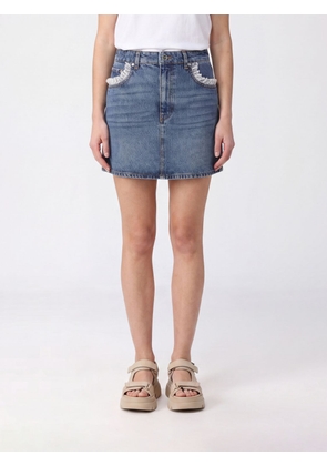 GANNI Skirt Woman color Blue