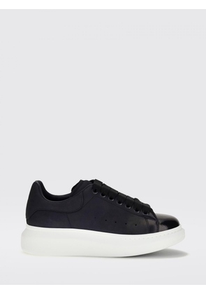 McQueen Oversize Low-Top Calfskin Trainers with Chunky Sole