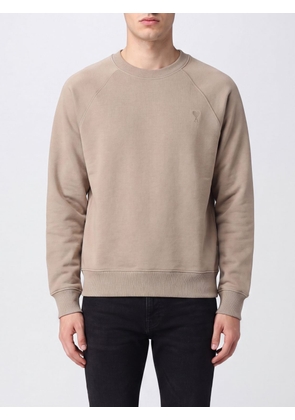 AMI PARIS Crewneck Cotton Sweatshirt with Dropped Shoulders
