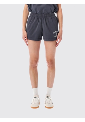 SPORTY & RICH Shorts Woman color Charcoal