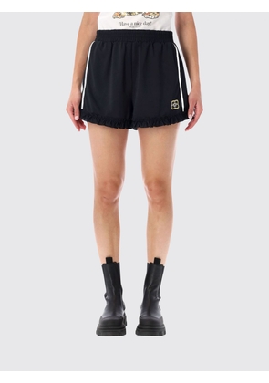 GANNI Shorts Woman color Black
