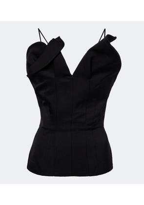 Magda Butrym Cotton and silk top