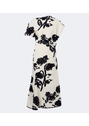 Erdem Fil coupe poplin midi dress