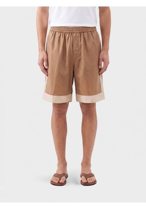 DSQUARED2 Silk Athletic Shorts with Elasticated Waist and Monogram Logo