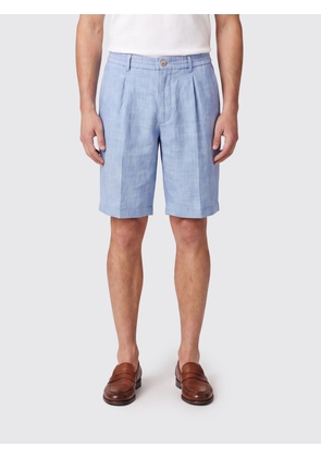BRUNELLO CUCINELLI Linen and Virgin Wool Chino Shorts with Belt Loops