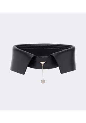 Fendi Embellished leather collar
