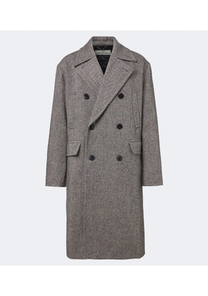 Dries Van Noten Double-breasted wool coat