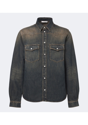 Fendi Faded denim shirt