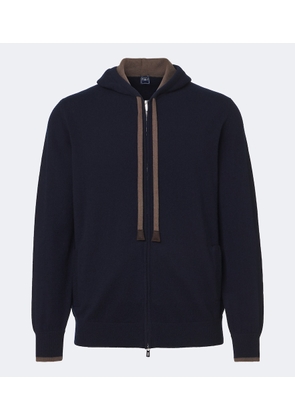 Fedeli Cashmere zip-up hoodie