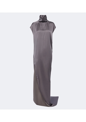 Rick Owens Edfu ruched jersey gown