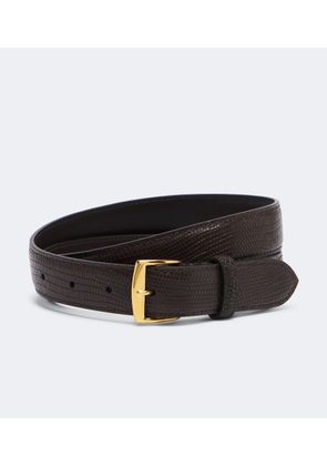 Nili Lotan Snake-effect leather belt