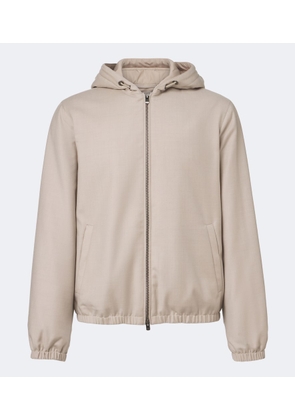 Agnona Hooded wool jacket