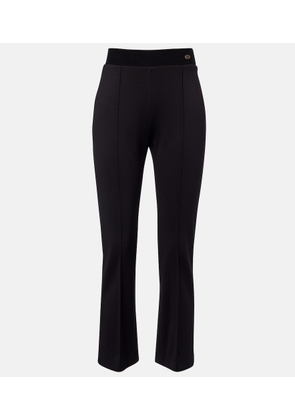 Agnona Jersey cropped slim pants