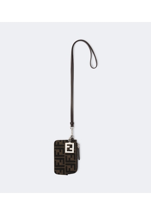 Fendi FF coin purse with strap