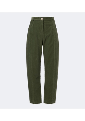 Blaze Milano Sorraia cotton corduroy barrel-leg pants