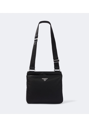Prada Re-Nylon leather-trimmed shoulder bag