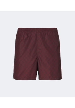 Gucci GG poplin swim trunks