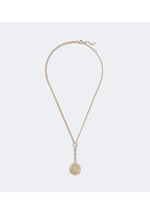 FoundRae Resilience Floral Screen 18kt gold necklace with diamonds
