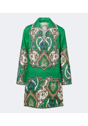 Alemais Porter printed linen minidress