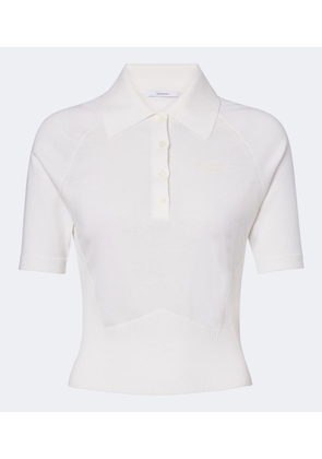 Givenchy Cotton and silk polo sweater