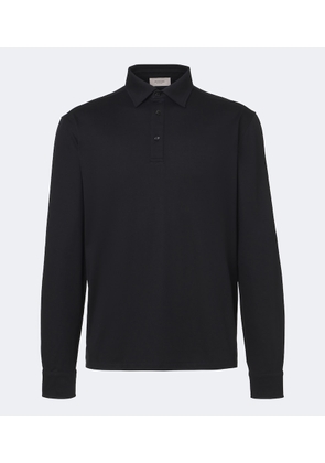 Agnona Cotton and silk polo shirt