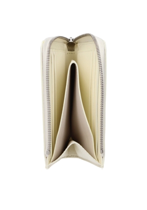 Jil Sander White Leather Wallet