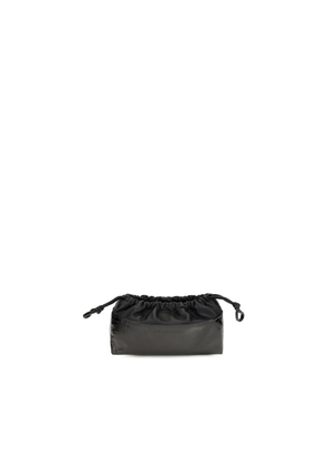 Pierre Hardy Black Calf Leather Bos Taurus Clutch Bag