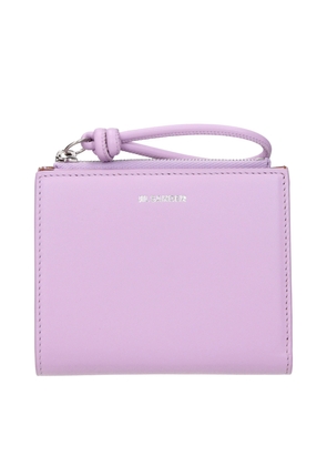 Jil Sander Pink Leather Wallet