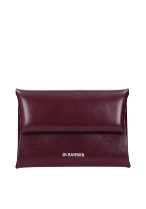 Jil Sander Red Leather Wallet