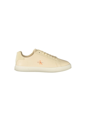 Calvin Klein Beige Polyurethane Women's Sneaker - EU36/US6