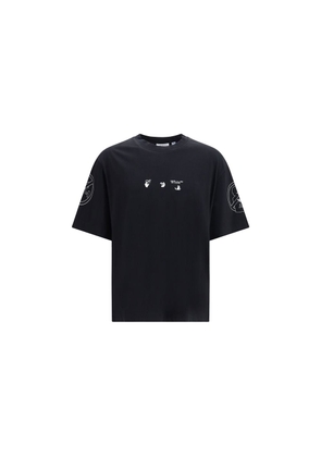 Off-White Black Cotton T-Shirt - L
