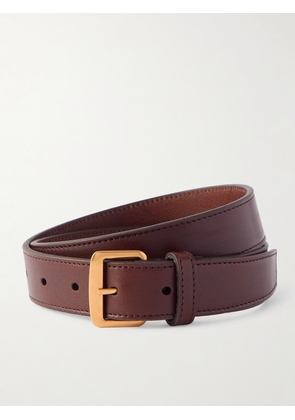 SAINT LAURENT - Leather Belt - Brown - 70,75,80,85,90,95
