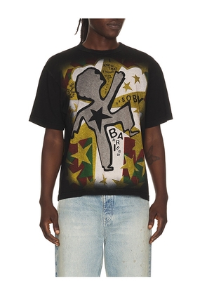 Barriers Worldwide Disobey Tee in Black. Size S. Also in M, L, XL/1X.