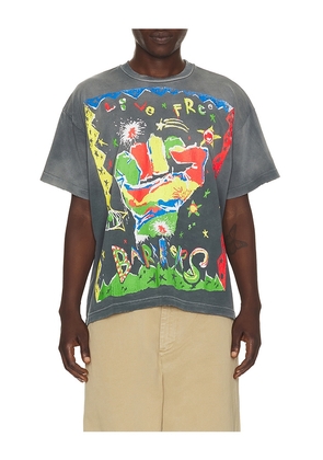 Barriers Worldwide Voodoo Tee in Charcoal. Size S. Also in M, L, XL/1X.