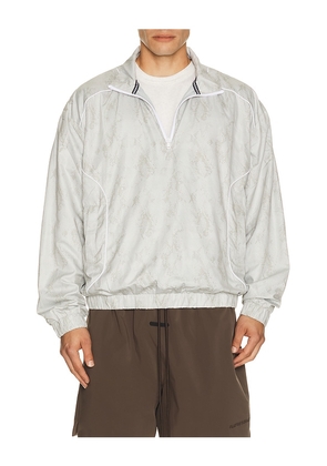 Devereux Golf The Piped Quarter Zip in Grey. Size S. Also in M, L, XL/1X.
