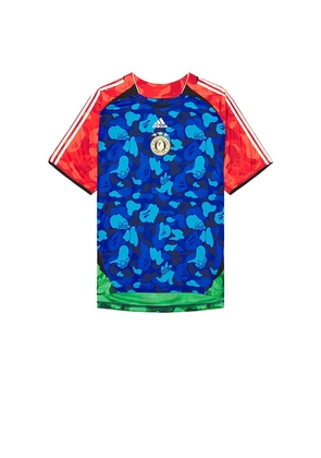adidas Originals x Bape World Cup Teamgeist Tee Bape H0me in Multi. Size XS. Also in S.