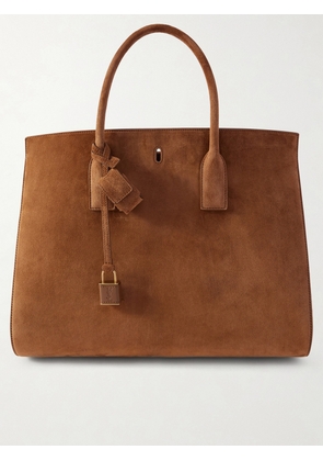 SAINT LAURENT - Sac De Jour Large Suede Tote - Brown - One size