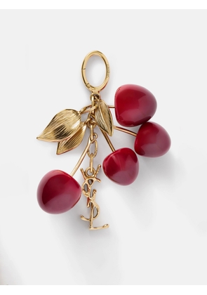 SAINT LAURENT - Gold-tone And Resin Keychain - One size