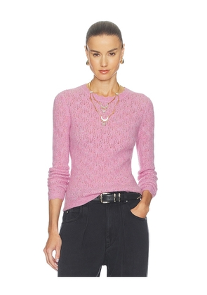 Isabel Marant Etoile Obeline Sweater in Pink. Size 38/6. Also in 34/2, 36/4, 40/8, 42/10.