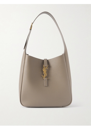SAINT LAURENT - Le 5 À 7 Leather Shoulder Bag - Gray - One size