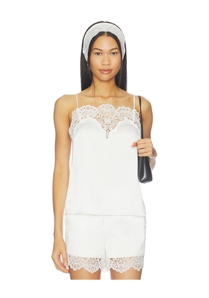 Generation Love Alisa Lace Combo Hammered Satin Cami in White. Size S. Also in M, L, XL, XXL.