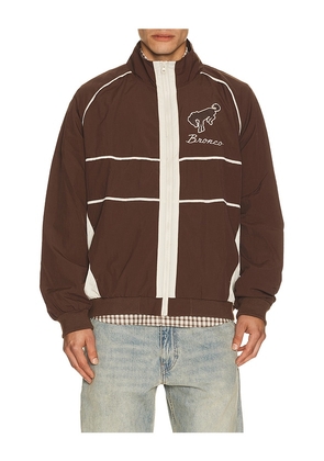 Junk Food Ford Mustang Windbreaker Jacket in Brown. Size S. Also in M, L, XL/1X.