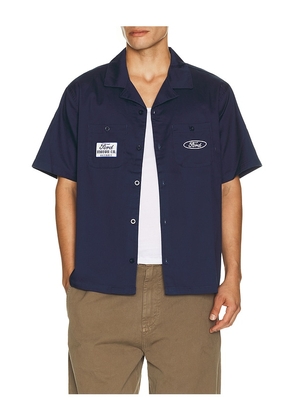 Junk Food Ford Logo Shirt in Blue. Size S. Also in M, L, XL/1X.