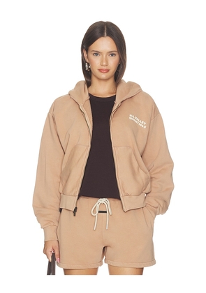 Fear of God ESSENTIALS 90's Full Zip Hoodie in Nude. Size XS. Also in S, M, L.