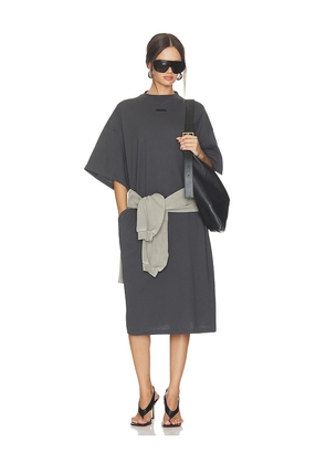 Fear of God ESSENTIALS Long T-shirt Dress in Grey. Size XS. Also in S, M, L.