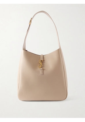 SAINT LAURENT - Le 5 À 7 Leather Shoulder Bag - Gray - One size
