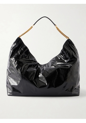 SAINT LAURENT - Hortense Leather Shoulder Bag - Black - One size