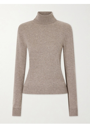 SAINT LAURENT - Cashmere Turtleneck Sweater - Gray - x small,small,medium,large