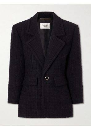 SAINT LAURENT - Wool-blend Tweed Blazer - Black - FR 34,FR 36,FR 38,FR 40